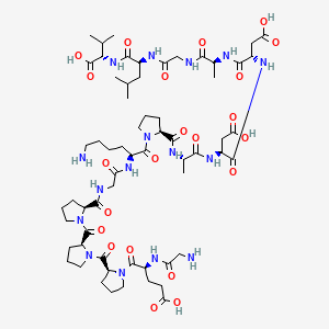 BPC-157 - struktura chemiczna i wzór molekularny